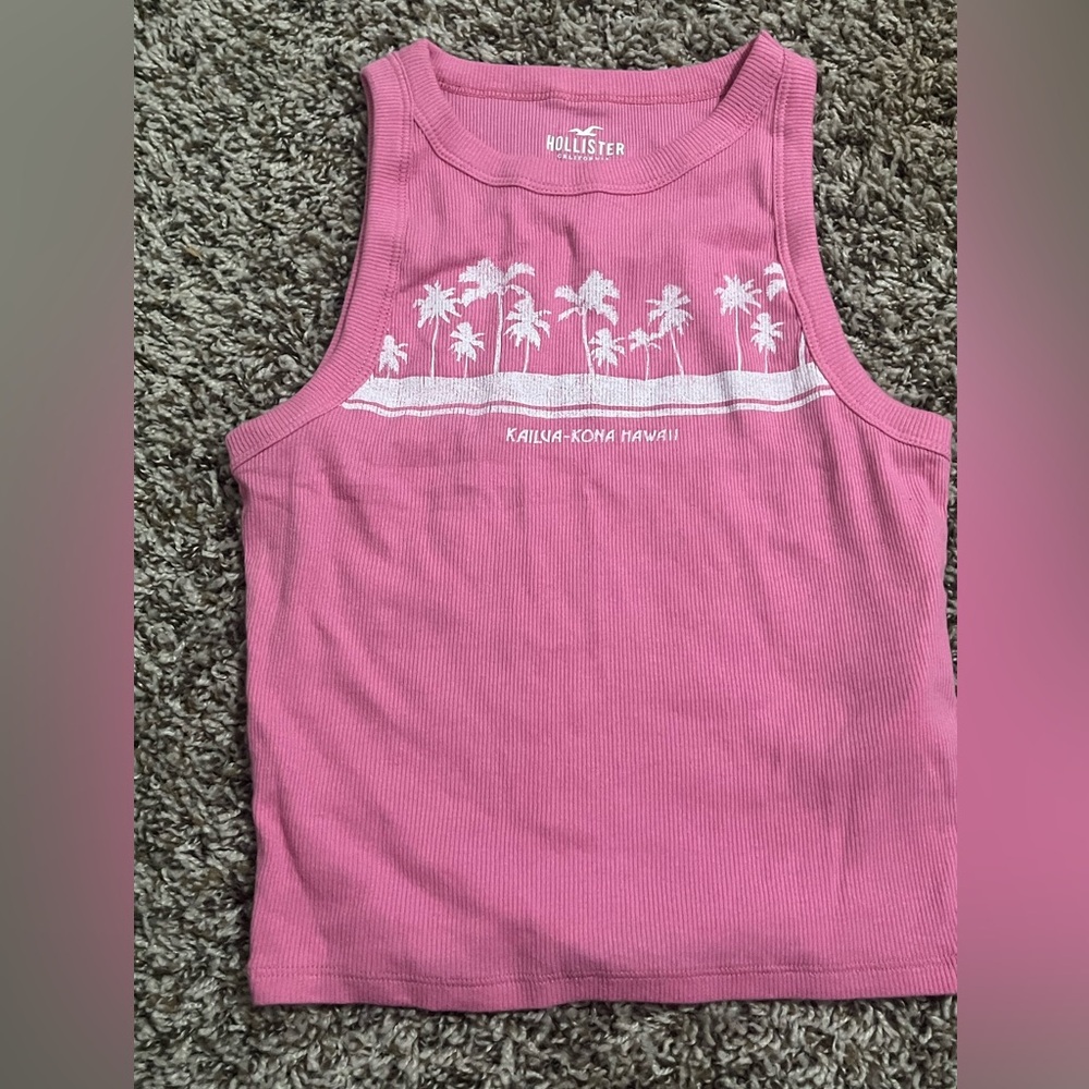 Pink Hollister Tank